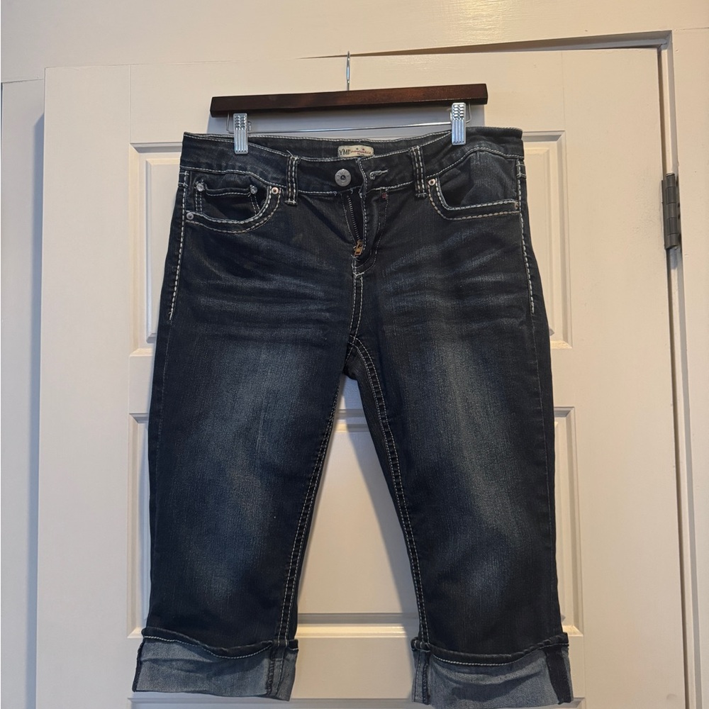 YMI Blue Capri Jeans Vintage Style